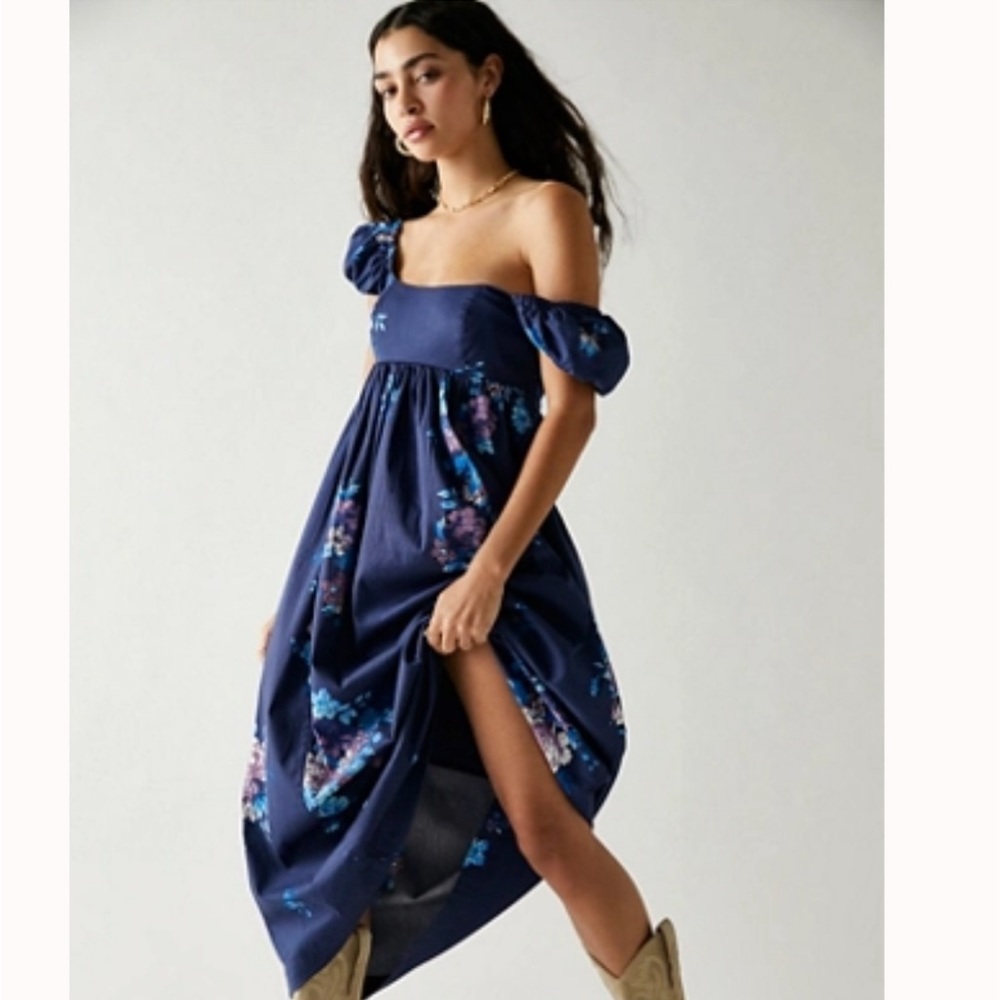 Free people Linda Lou poplin dress